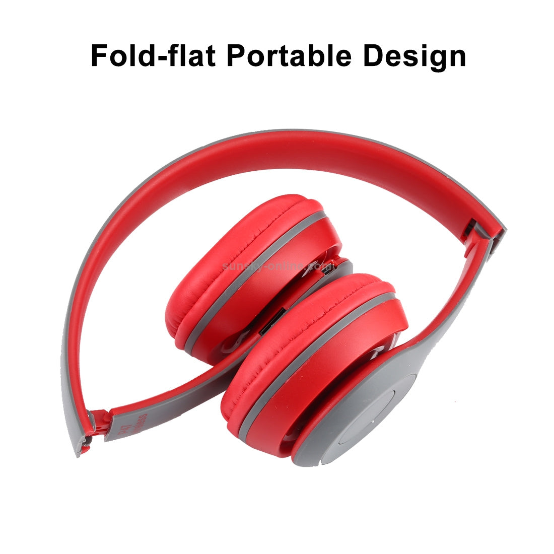 Foldable Wireless Bluetooth Headphones with 3.5mm Audio Jack