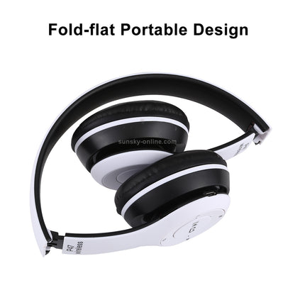 Foldable Wireless Bluetooth Headphones with 3.5mm Audio Jack