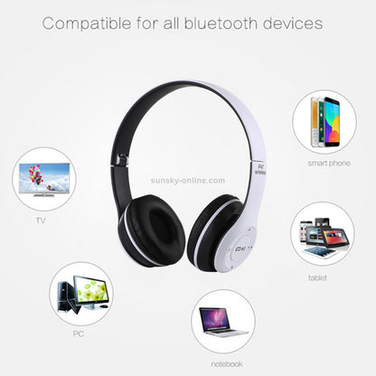 Foldable Wireless Bluetooth Headphones with 3.5mm Audio Jack