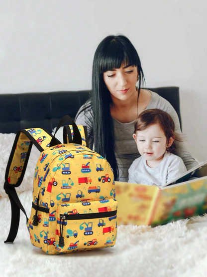 Durable Kids Cartoon Backpack - Waterproof Oxford School Bag for Children