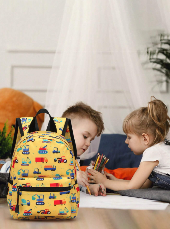 Durable Kids Cartoon Backpack - Waterproof Oxford School Bag for Children