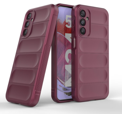 Samsung Galaxy M34 5G Magic Shield Case - TPU + Flannel, Durable & Stylish