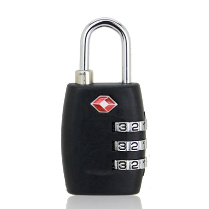 2 PCS Customs Luggage Lock Overseas Travel Luggage Zipper Lock Plastic TSA Code Lock