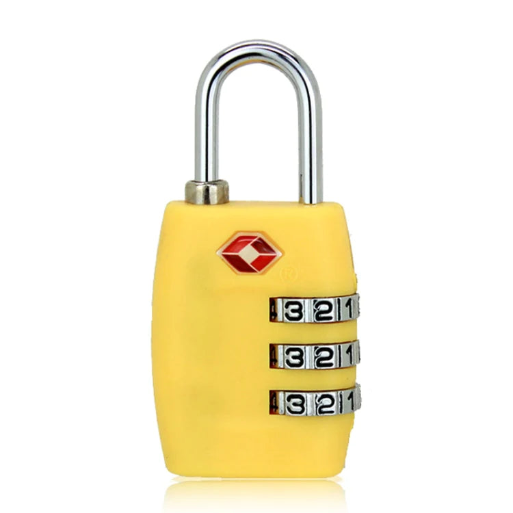 2 PCS Customs Luggage Lock Overseas Travel Luggage Zipper Lock Plastic TSA Code Lock